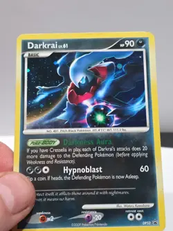 Darkrai DP52 Diamond & Pearl Black Star Promo Pokemon Card LP SWIRL WOTC Era - Image 3