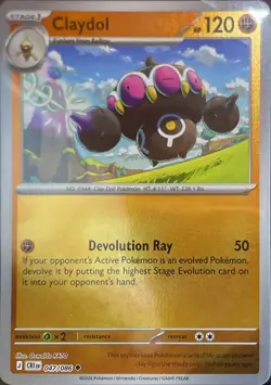 Claydol - 047/086 - ME04: Chaos Rising (CRI) Reverse Foil Pokemon TCG - Image 1
