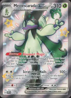 Meowscarada ex 078 Holo Promo Scarlet & Violet Promo Pokemon Near Mint - Image 1