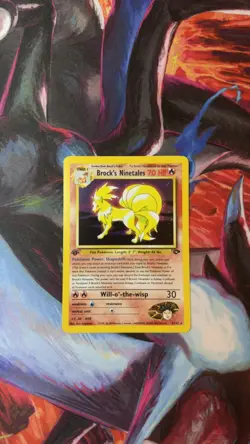 2000 Pokemon Gym Challenge 1st Edition #3/132 Brock's Ninetales Holo Rare NM - Image 1
