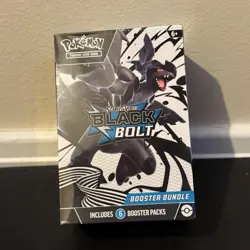 Pokemon Scarlet & Violet—Black Bolt Booster Bundle 6 Packs (en) Sealed - Image 1