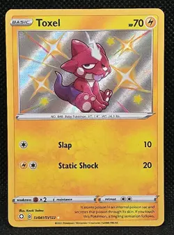 Toxel SV041/SV122 Shining Fates: Shiny Vault Holo 2021 Pokemon - Image 1