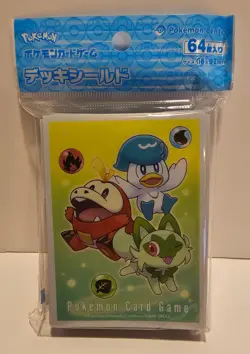 Pokemon Japan Deck Shield/Sleeves Fuecoco Sprigatito Quaxly 64 Pack US SELLER! - Image 2