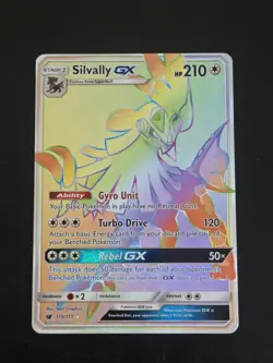 Pokemon TCG - Silvally GX 119/111 - Crismon Invasion - Holo Secret Rare Rainbow - Image 1