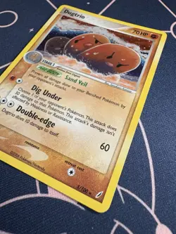 Dugtrio 5/100 Pokemon 2006 EX Crystal Guardians Holo Rare LP/NM - Image 3