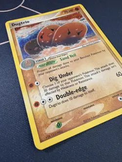 Dugtrio 5/100 Pokemon 2006 EX Crystal Guardians Holo Rare LP/NM - Image 4
