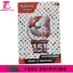 Pokemon TCG Scarlet & Violet 151 Booster Bundle Sealed New 6 packs-Free Shipping - Image 1