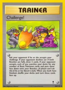 1x Challenge! - 106/110 - Uncommon Moderately Played Pokemon G2 - Legendary Coll - Image 1