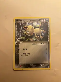 Pokemon TCG Meowth (Delta Species) 71/110 Holon Phantoms Regular - Image 1