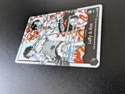 Luffy & Ace ST30-001 Alternate Art Leader One Piece TCG (with magnetic case) - Image 3