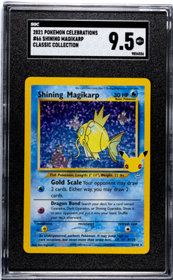 POKEMON 2021 SHINING MAGIKARP CELEBRATIONS 66/64 SGC 9.5 MT+ - Image 1