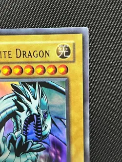 2002 Blue-Eyes White Dragon LOB-001 1st ED Ultra Rare YuGiOh Asian English Holo - Image 3