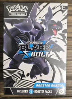 Pokemon TCG Scarlet & Violet Black Bolt Booster Bundle FACTORY SEALED Free Ship! - Image 1