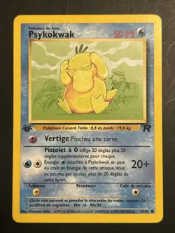 PSYKOKWAK 65/82 POKEMON TEAM ROCKET EDITION 1 MP - Image 1