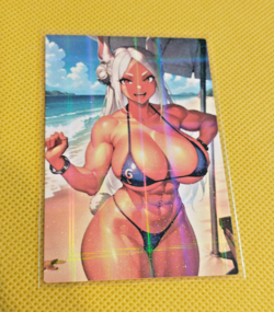 Mirko My Hero Academia Anime ACG Waifu Beauty Holo Card - Image 1