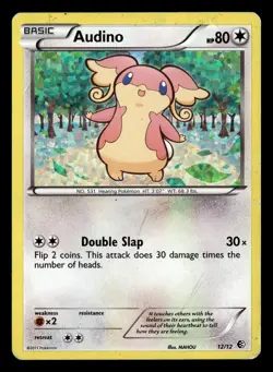 Audino 012/012 Promo Holo McDonald's Promos 2011 Pokemon Card - Image 2