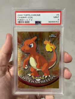 Pokemon Topps Chrome Series 1 Charmeleon #05 PSA 9 - Image 1