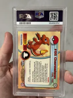 Pokemon Topps Chrome Series 1 Charmeleon #05 PSA 9 - Image 2