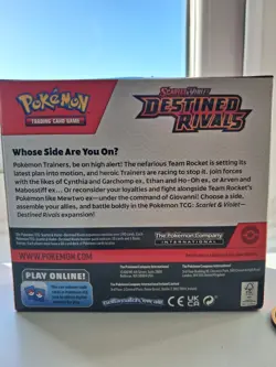 Pokemon Destined Rivals - Booster Box - 36 Packs - Unsealed Box - Sealed Packs - Image 3
