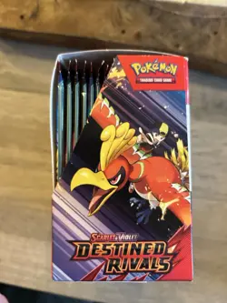 Pokemon Destined Rivals TCG Unsealed Booster Box 36 New & Sealed Packs Unopened - Image 3