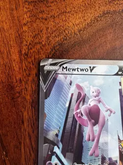 Pokemon TCG Mewtwo v Full Art Holo Ultra Rare Card Pokemon Go 072/078 - Image 5