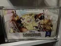 Disney Lorcana Fabled Boosterbox + Acrylic Case - Image 1