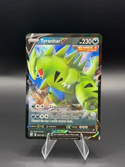 Tyranitar V 97/163 - Battle Styles Full Art Ultra Rare Holo Rare NM Pokemon TCG - Image 1