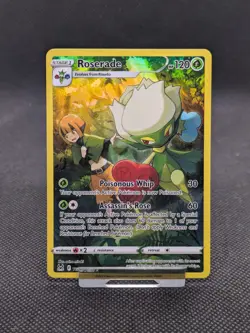 Pokemon Card Roserade TG02/TG30 Trainer Galley Lost Origin NM - Image 1