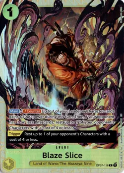 Blaze Slice Premium Card Collection Best Selection Vol. 5 One Piece OP07-116 - Image 1