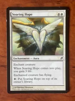 Soaring Hope MTG Magic the Gathering Card LP Lightly Played LRW - Image 1