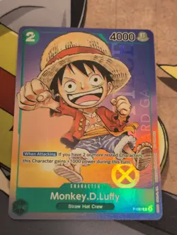 Monkey.D.Luffy (Gen Con 2023) P-037 One Piece Promotion Cards Foil - Image 1