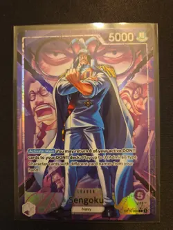 Bandai One Piece Card Game Sengoku Leader OP16-060 Alt Art Holo EN 5000 - Image 1