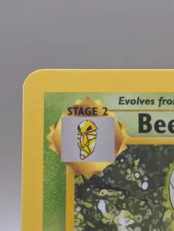 Pokemon TCG Beedrill Base Set 21/130 Unlimited Rare Card HP 80 non holo - Image 2