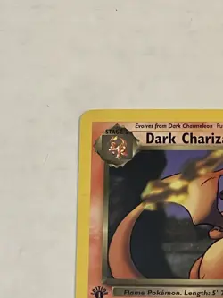 VTG Pokemon TCG Dark Charizard 21/82 1st Edition Team Rocket Non-Holo Rare NICE! - Image 4
