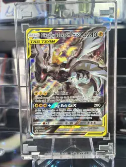 2016-19 Pokemon SM Black Star Promos Pikachu & Zekrom Tag Team #SM168 Clean! 👌 - Image 2