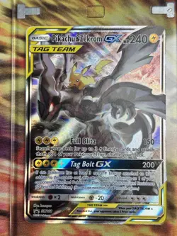 2016-19 Pokemon SM Black Star Promos Pikachu & Zekrom Tag Team #SM168 Clean! 👌 - Image 4