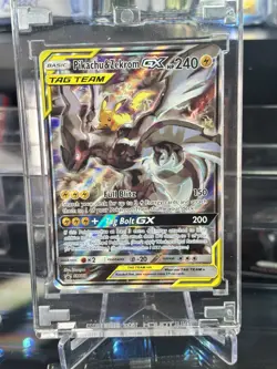 2016-19 Pokemon SM Black Star Promos Pikachu & Zekrom Tag Team #SM168 Clean! 👌 - Image 5