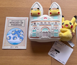 Pokemon X Natural History Museum Pikachu Plush & Ecology Booklet ✅ - Image 1