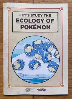 Pokemon X Natural History Museum Pikachu Plush & Ecology Booklet ✅ - Image 2