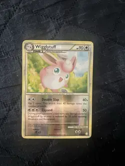 Pokemon - Wigglytuff #56/123 - HeartGold SoulSilver Reverse Holo NM -j - Image 1