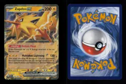 HOLO ZAPDOS EX DOUBLE RARE 145/165 NM POKEMON - Image 3