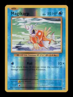 REVERSE HOLO MAGIKARP COMMON 33/108 HP POKEMON - Image 1