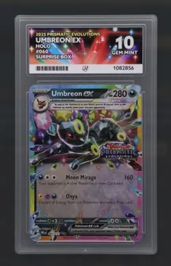 Pokemon Umbreon Ex 60/131 Stamped Surprise Box Prismatic Evolutions ACE 10 Gem - Image 1