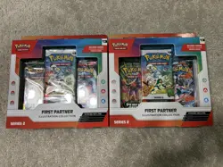 Lot Of 2: Pokemon TCG First Partner Illustration Collection Series 2 Box SEALED - Image 1