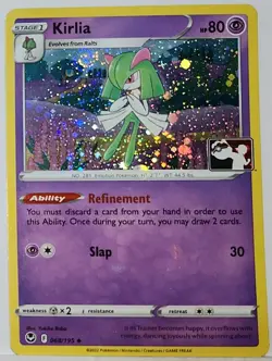 Swirl 🌀 Kirlia 068/195 Cosmos Holo Heavily Bleed Error Rare Pokemon TCG ✨ - Image 1