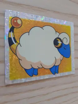 Mareep #77 Vintage Sticker Topps Merlin Pokemon 2001 RARE Holo Shiny - Image 2
