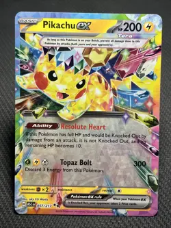 Pikachu ex - 057/217 Double Rare ME: Ascended Heroes NM Pokemon TCG ME: 2.5 - Image 1