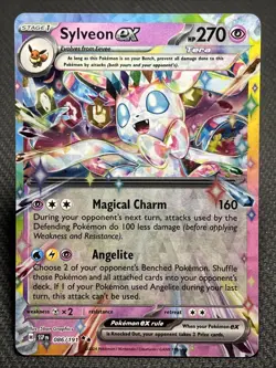 Sylveon ex 086/191 Double Rare Surging Sparks Pokemon Holo Near Mint - Image 1