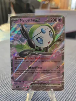 Meloetta EX 044/086 - Black Bolt - Pokemon TCG - Double Rare - Near Mint - Image 1