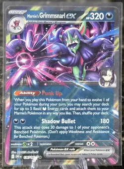 Marnie's Grimmsnarl ex 136/182 - Destined Rivals - Pokemon TCG - Double Rare -NM - Image 1